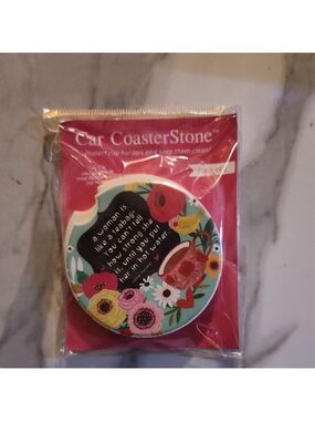 Car Floral Car Coaster